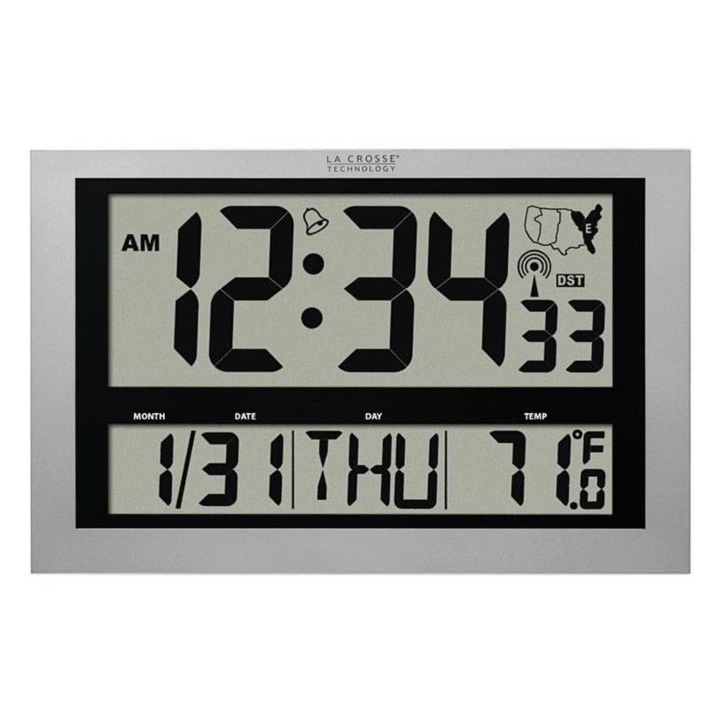 La Crosse&reg; Technology Large Atomic Digital Clock