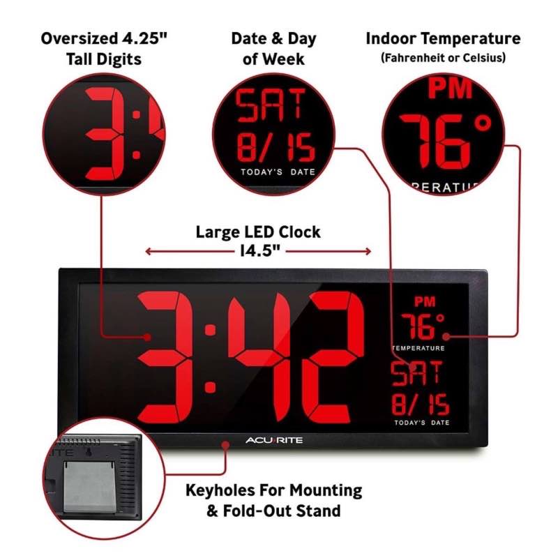 Acurite Large Digital Clock