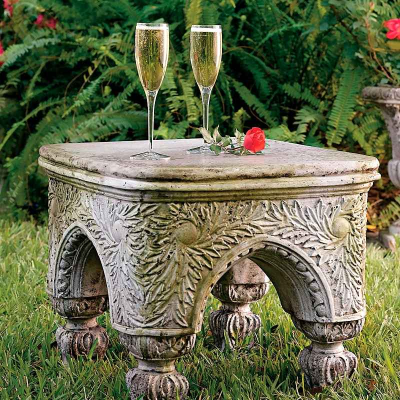 Bedford Stool - White Moss