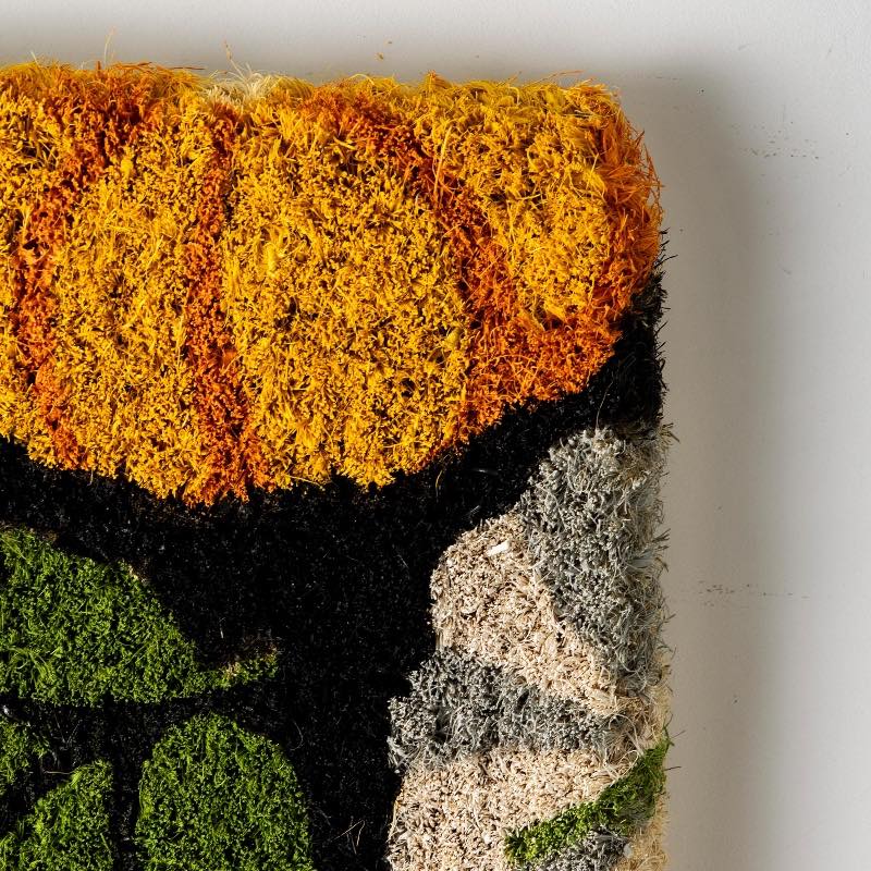 Colorful Pumpkins Coir Doormat, 18
