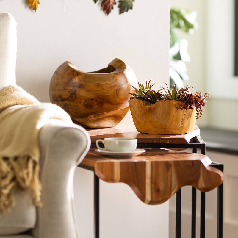 Waterfall Nesting Tables, Set of 2