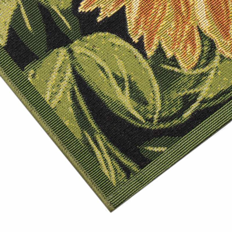 Liora Manne Marina Sunflowers Indoor Outdoor Rug, 6'6