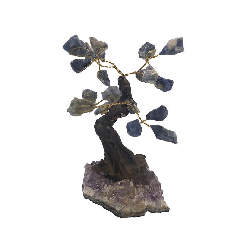 Gemstone Bonsai Tree, Small (Sodalite)