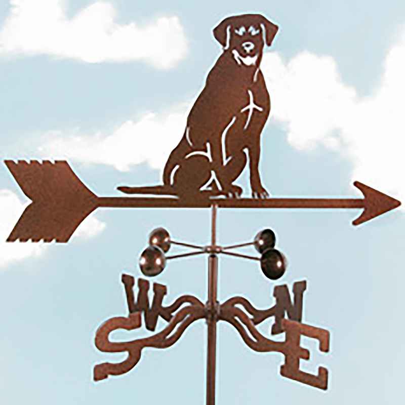 Sitting Lab Garden Vane (deck mount)