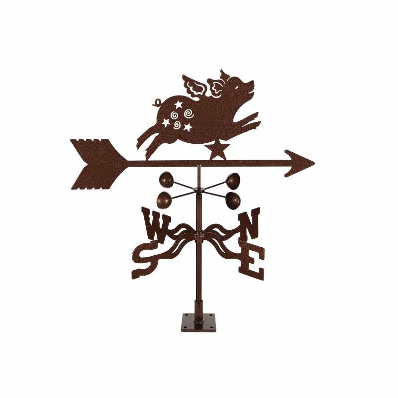 Flying Pig Garden Vane Garden Stake
