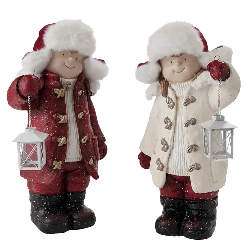 Children with Solar Lanterns, Set of 2