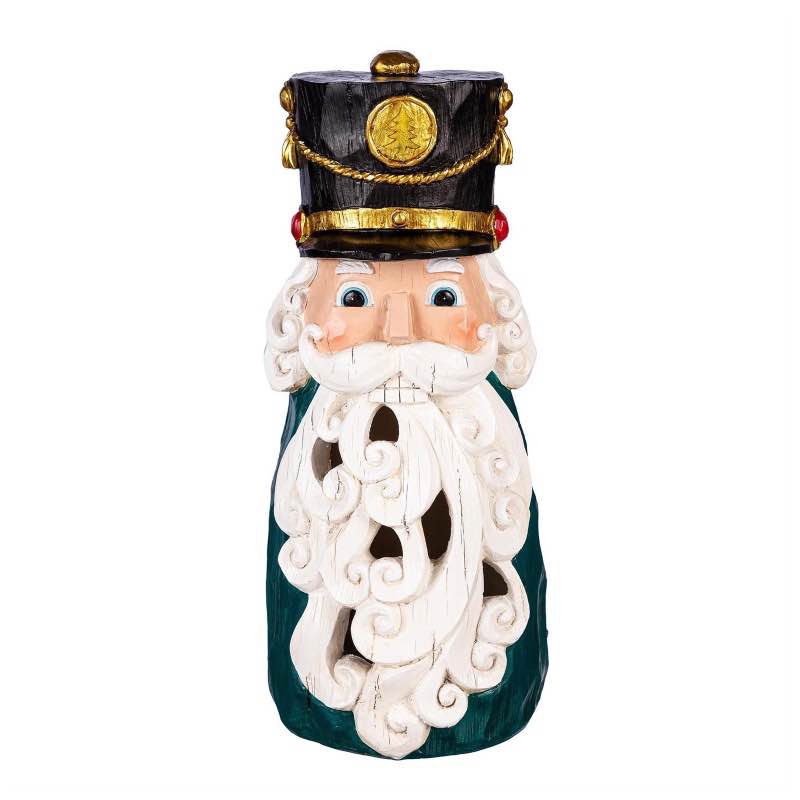 Nutcracker LED Resin Garden Statue, 16