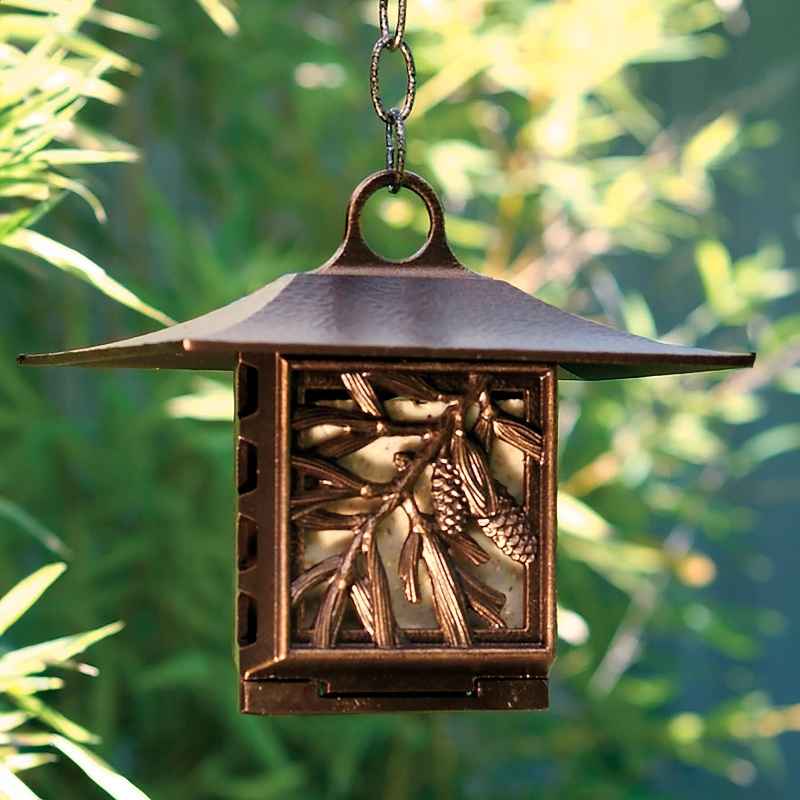 Pinecone Suet Feeder - Bronze