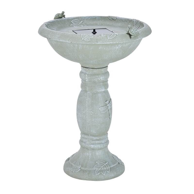 Country Gardens IntelliSOLAR Birdbath with Remote
