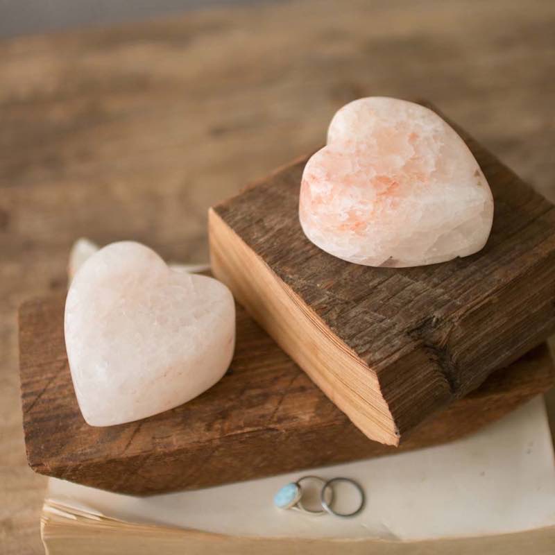 Himalayan Pink Salt Heart