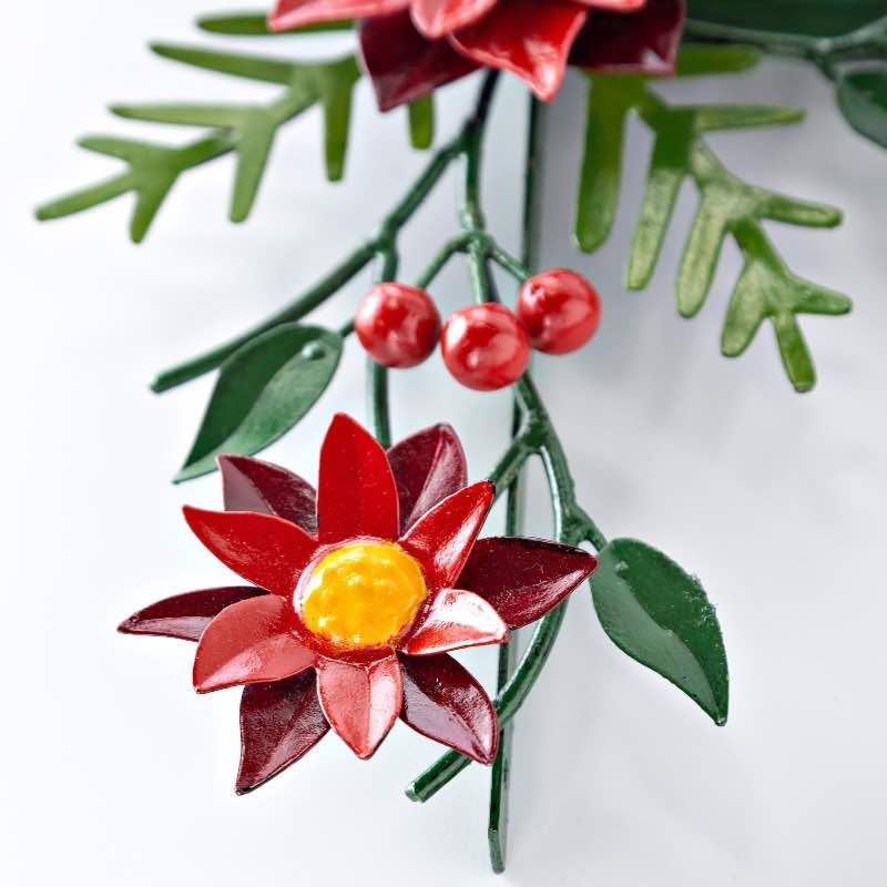 Poinsettia Holiday Corner (left)