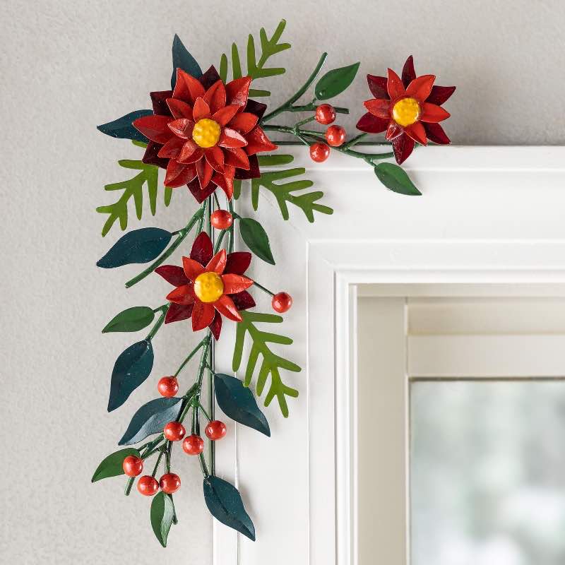 Poinsettia Holiday Corner (left)