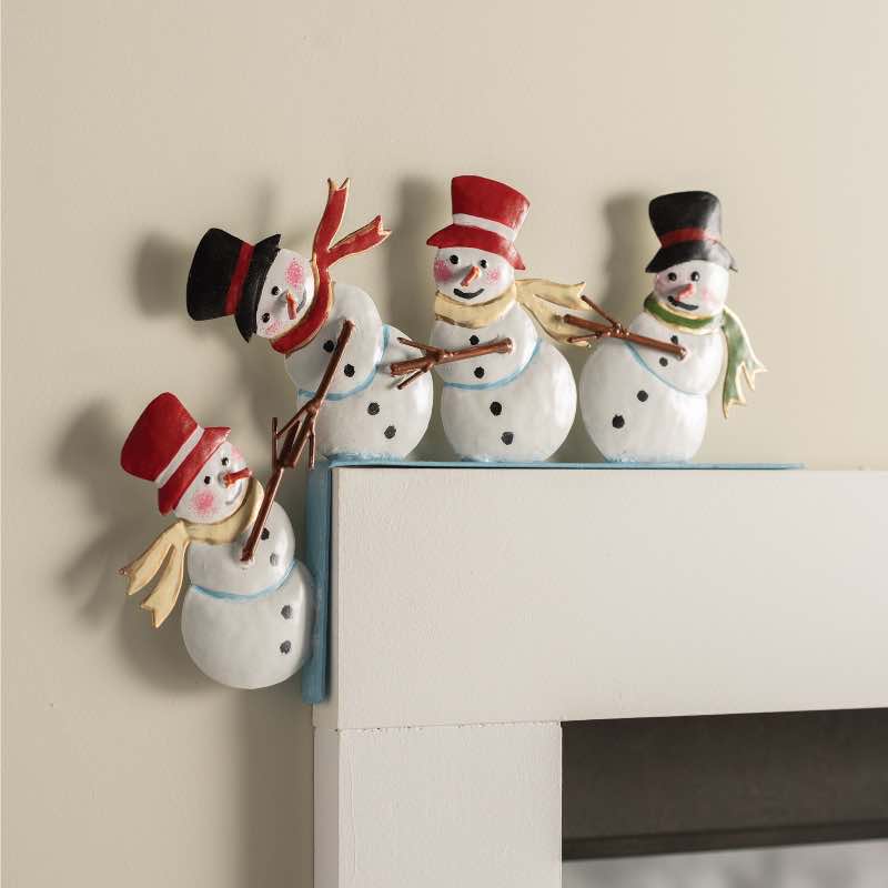 Snowman Quartet Door Corner