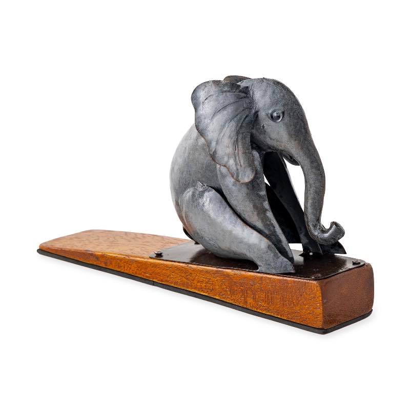Handcrafted Elephant Doorstopper