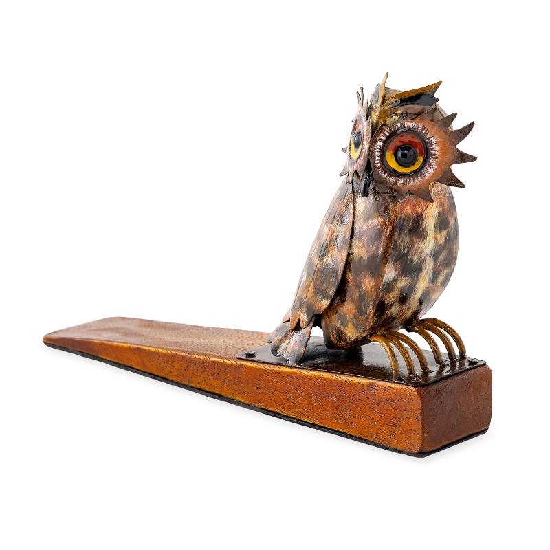 Handcrafted Owl Doorstopper