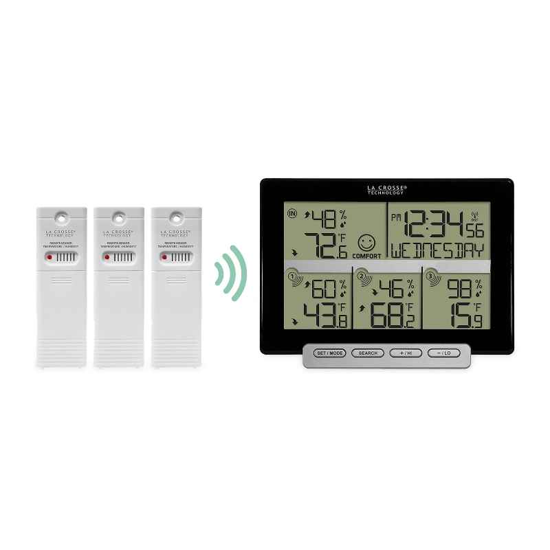 La Crosse&reg; Wireless Weather Station with Three Remote Sensors