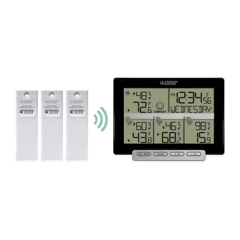 La Crosse&reg; Wireless Weather Station with Three Remote Sensors
