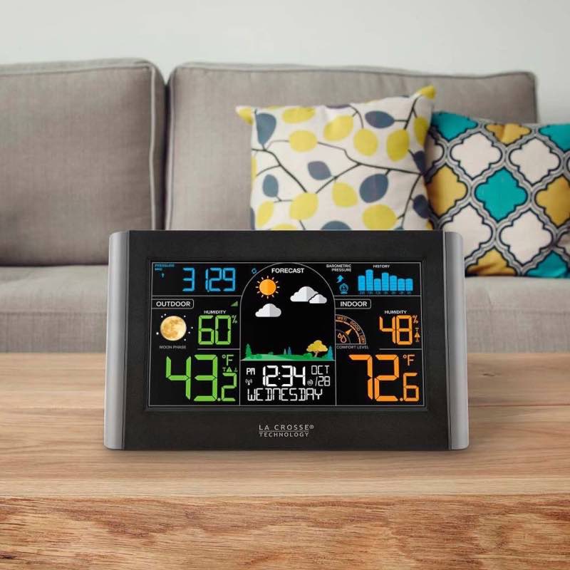 All-in-One Wireless Weather Forecast Station with Color Display