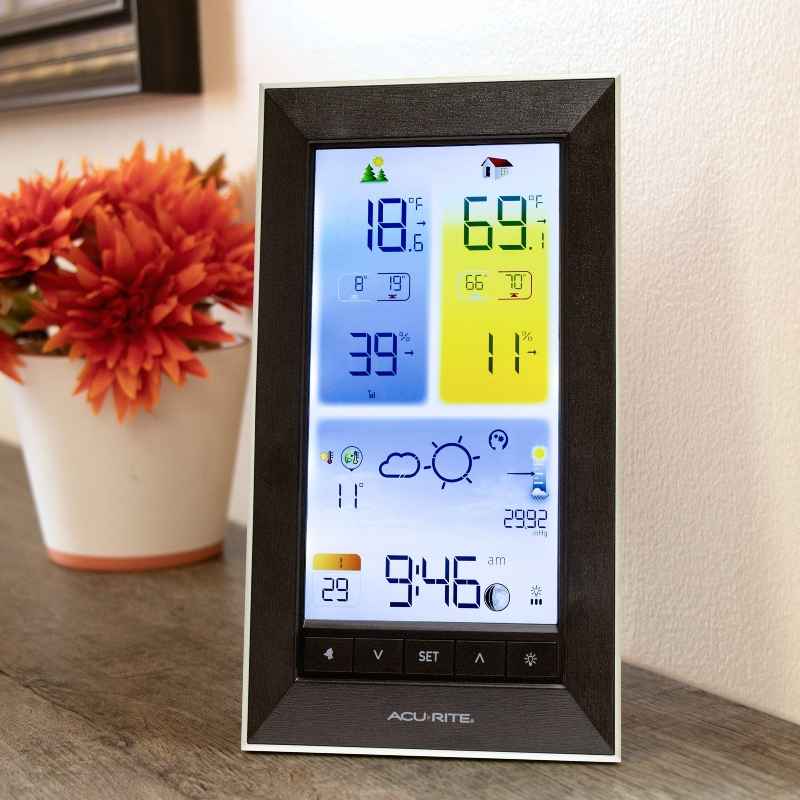 Digital Color Weather Station with Moon Phase