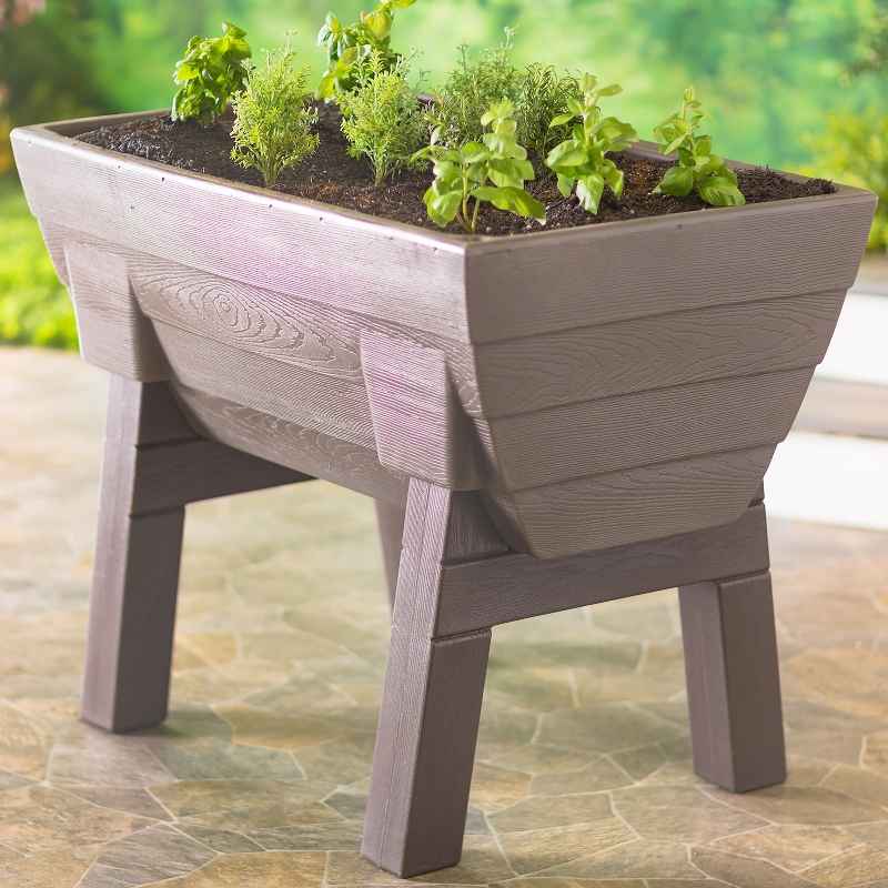 Self-Watering Elevated Garden Bed