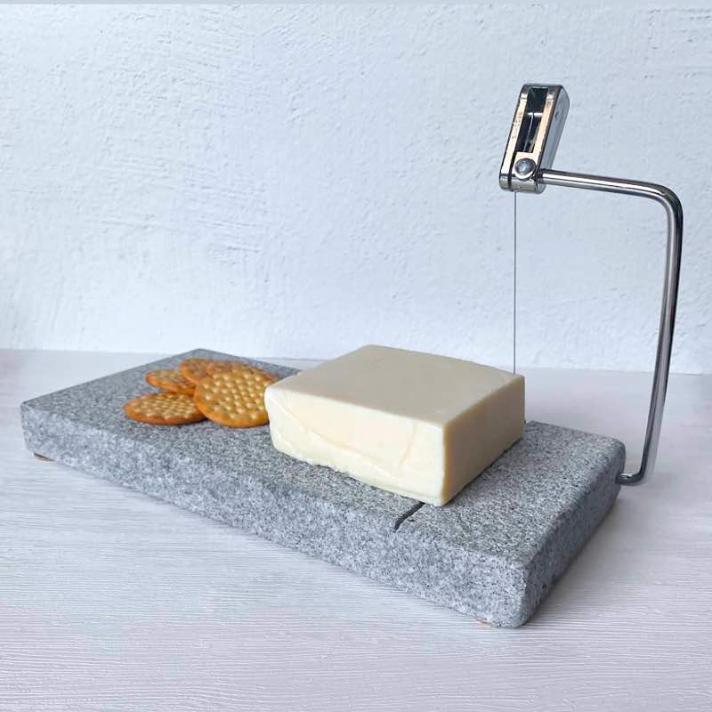 Granite Slab Cheese Slicer (black handle)