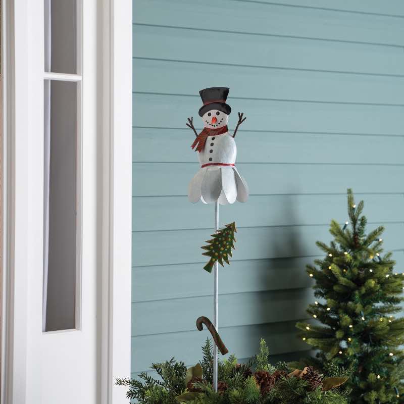 Snowman Spinner Stake