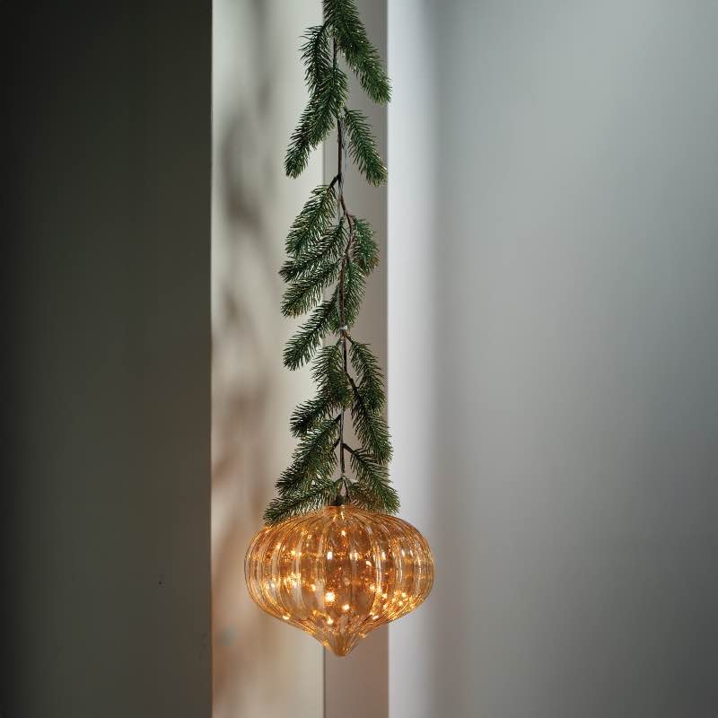 Battery Operated Micro LED Onion with Garland Hanger