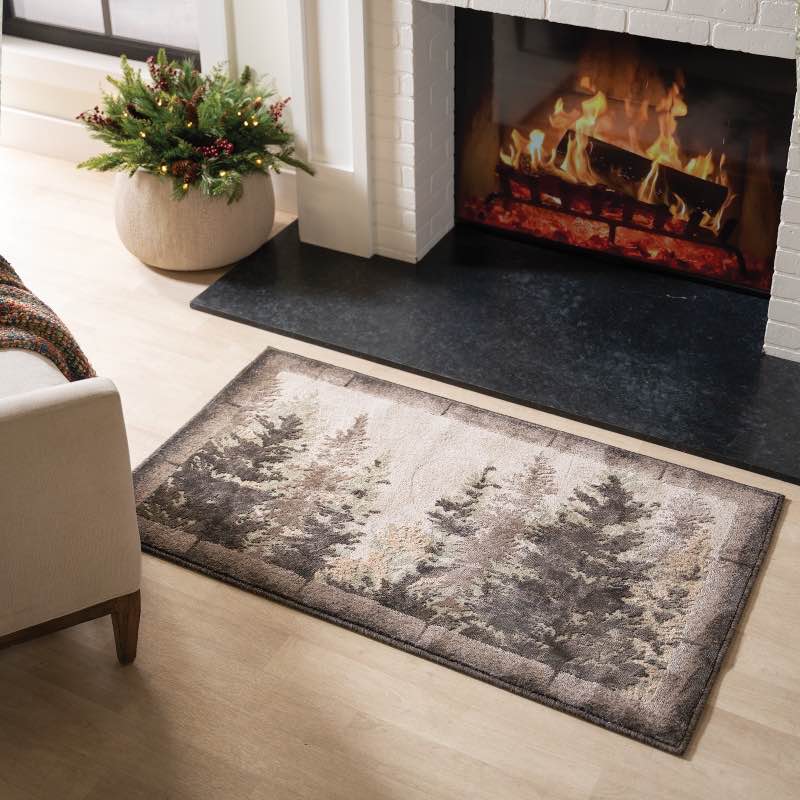 Forest Trees Hearth Rug, 30