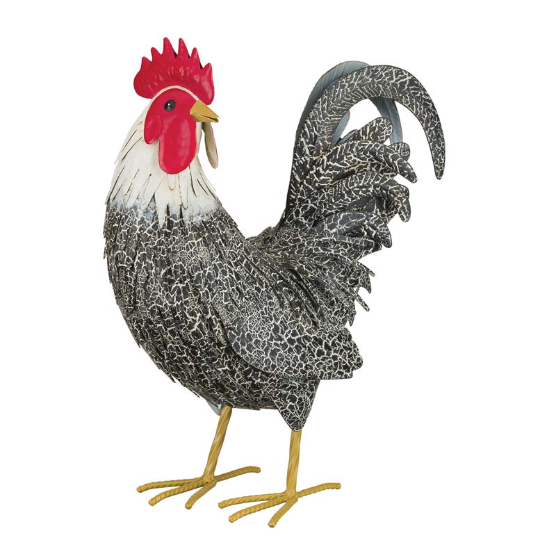 Murray Painted Metal Rooster