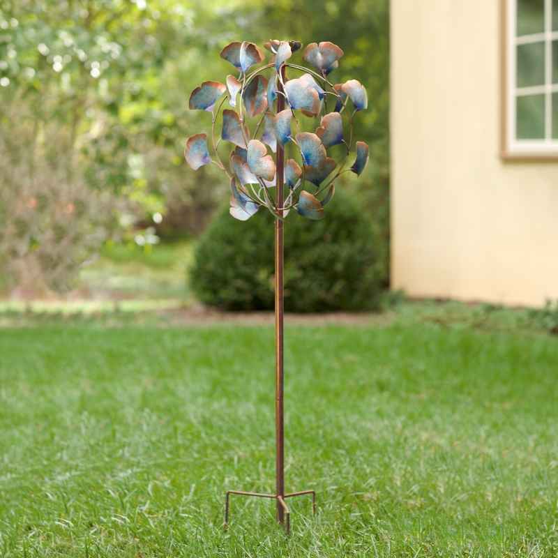 Recycled Metal Ginkgo Leaf Spinner