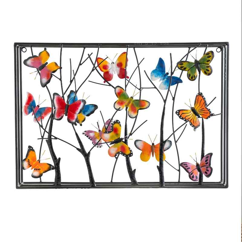 Butterflies in 3D Metal Wall Art