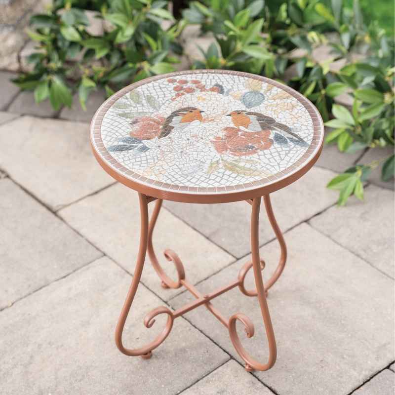 Aberdeen Stone Mosaic Side Table