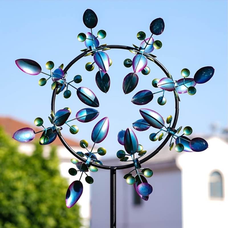 Flowering Sway Vibrant Kinetic Wind Spinner