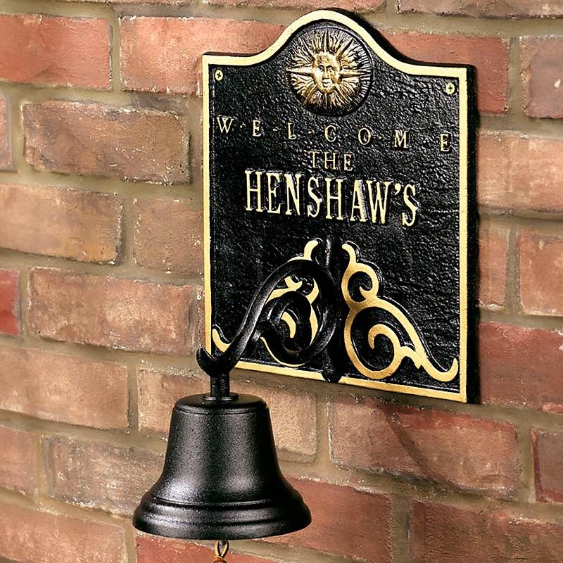 Family Name Plaque & Bell