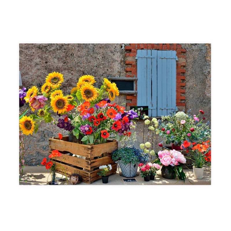 Country Market Photo Outdoor Canvas Wall Art