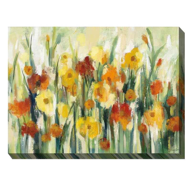 Indoor/Outdoor September Sun Flowers Wall Art