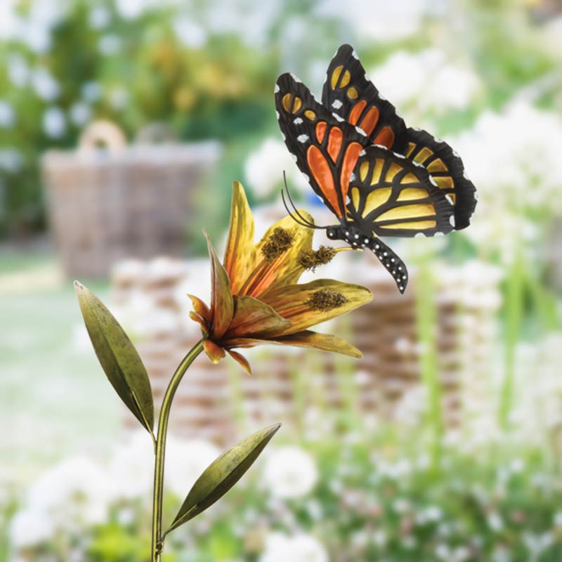 Butterfly Flower Stake
