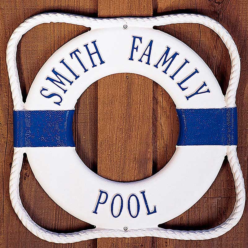 Personalized Life Ring Sign