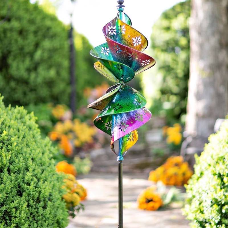 Colorful Spiral Wind Spinner
