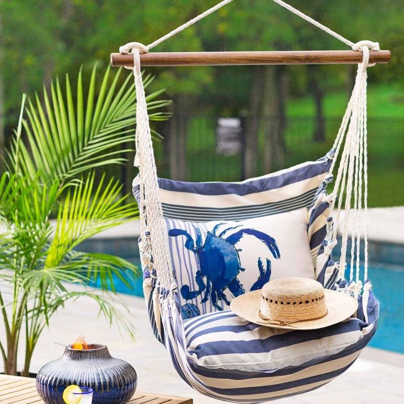 EchoFlame Blue Glass and Metal Accent Firepot