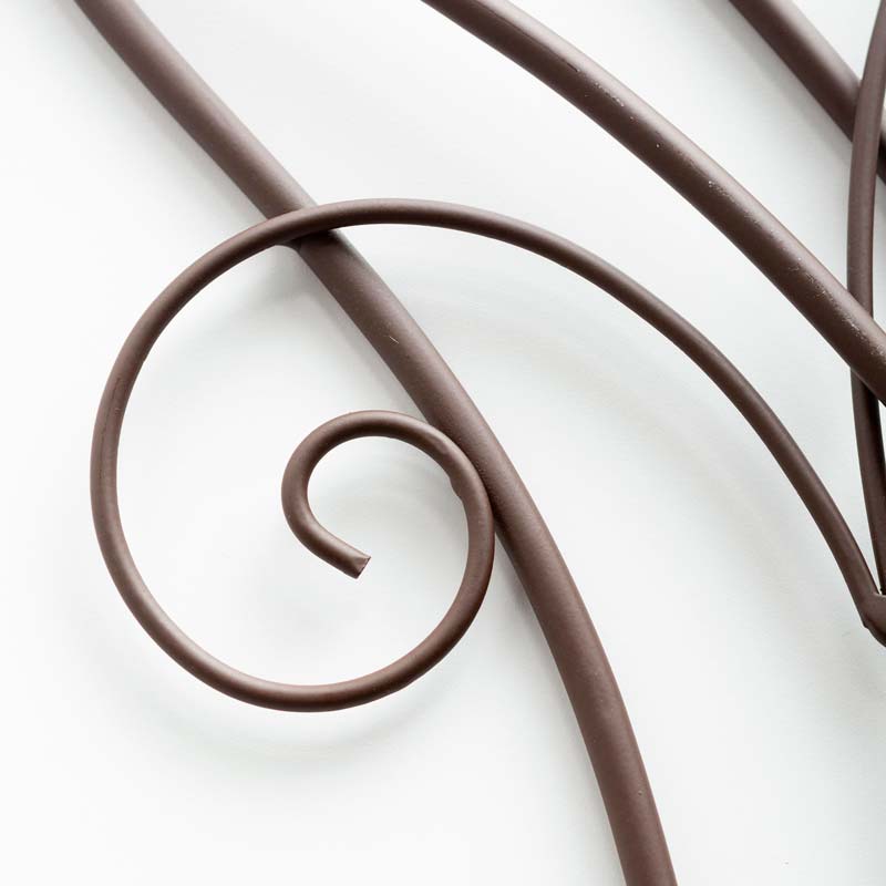Swirl Trellis with Metal Spirals